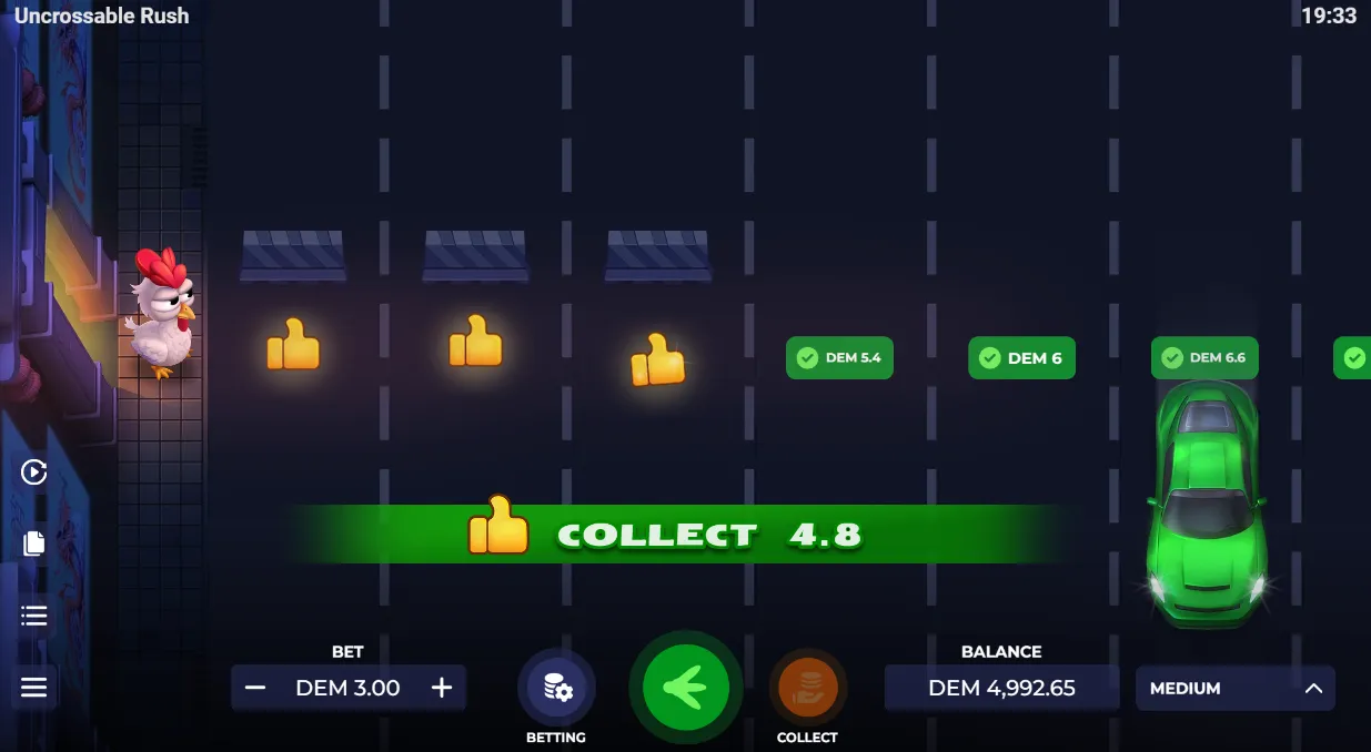 Uncrossable Rush